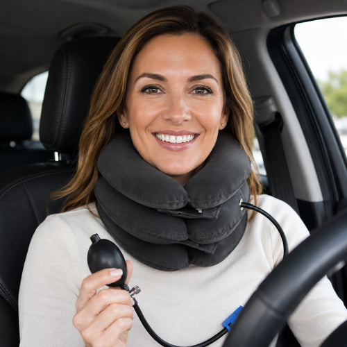 Inflatable Cervical Neck Traction Device – Adjustable Neck Stretcher & Support