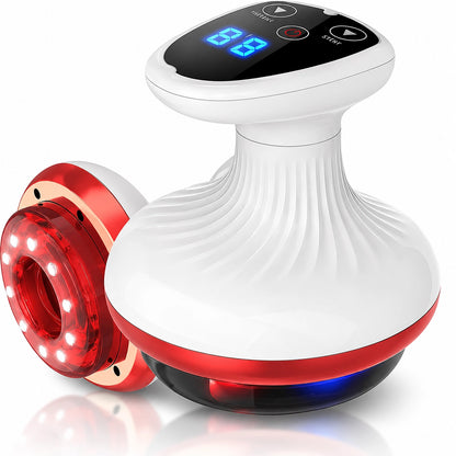 Electric Cellulite Massager with Heat & 9 Suction Levels for Body Contouring
