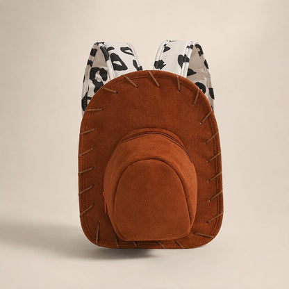 Cowboy Hat Backpack – Adjustable Shoulder Bag for Travel, School & Everyday Use