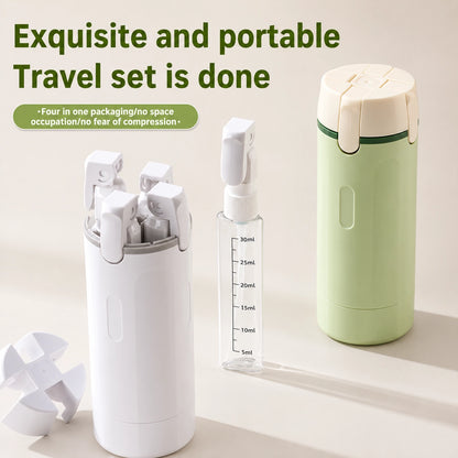 4-in-1 Leakproof Travel Bottle Set – TSA Approved Toiletry Kit
