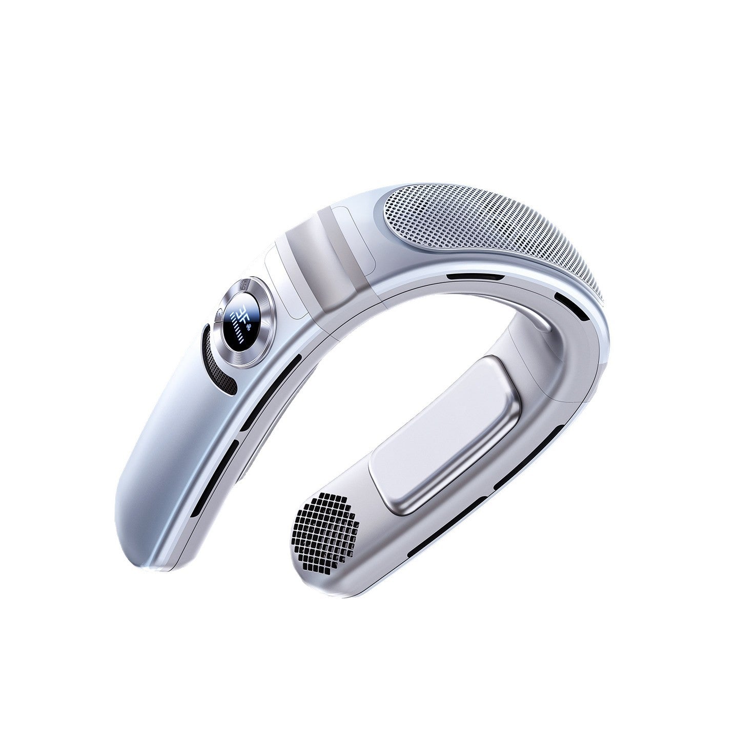 Portable Neck Fan with Semiconductor Cooling – Neck Air Conditioner with 3 Cooling Plates