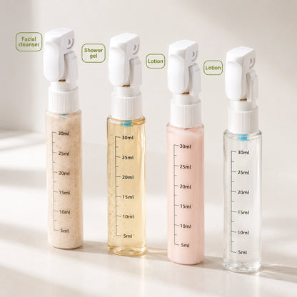 4-in-1 Leakproof Travel Bottle Set – TSA Approved Toiletry Kit