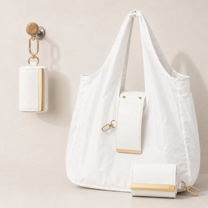 Everyday Foldable Tote Bag – Large Capacity Keychain Design