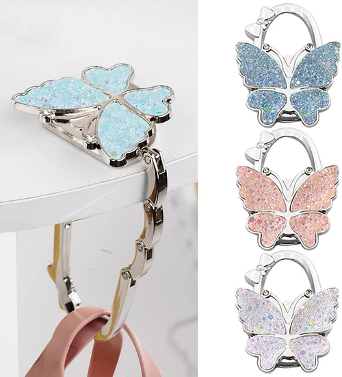 Foldable Purse Hook for Table – Portable Handbag Hanger for Desks, Restaurants & Travel