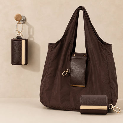 Everyday Foldable Tote Bag – Large Capacity Keychain Design
