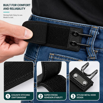 No-Buckle Stretch Belt – Adjustable Comfort Waist Belt